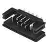 2pcs Connector Terminal Adapter Metal Plastic Silver