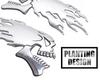 Goods Land GD-STDKR-SV Universal 3D Sticker Skull Skull Motorcycle Tank 3D Decal Sticker for Cars Cars Cool Stylish Plated