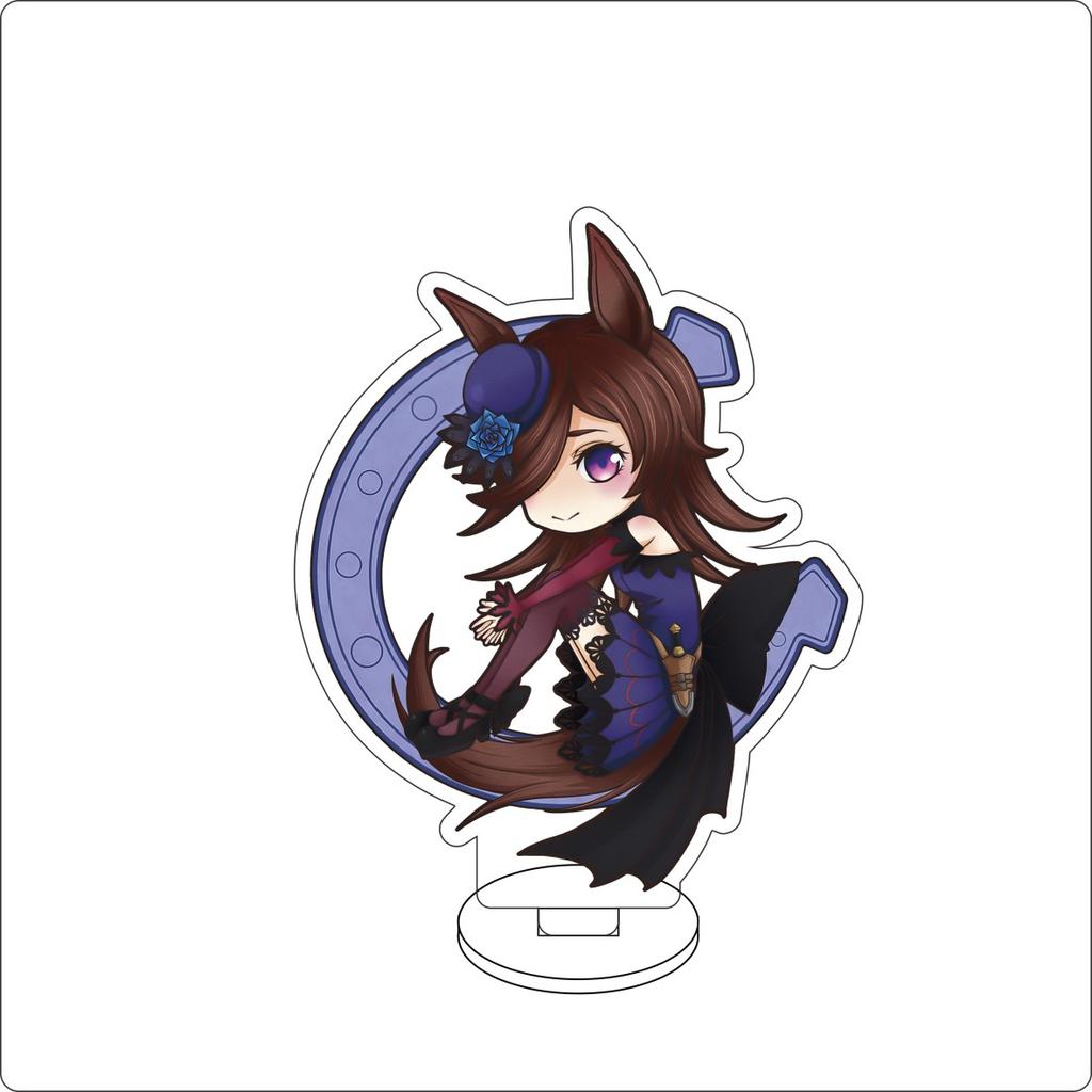 10CM Anime Pretty Derby Figure Stand Model Daiwa Scarlet/Satono Diamond Cute Desk Decor Standing Sign Gifts