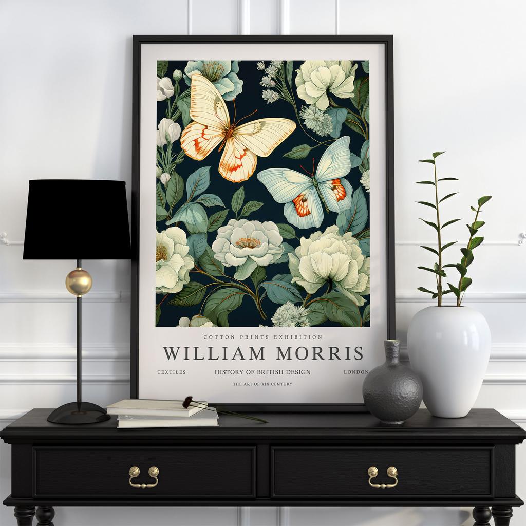 Neutral William Morris Poster Picture Botanical Animals Canvas Prints Vintage Wall Art Decorations for Living Room Exhibition
