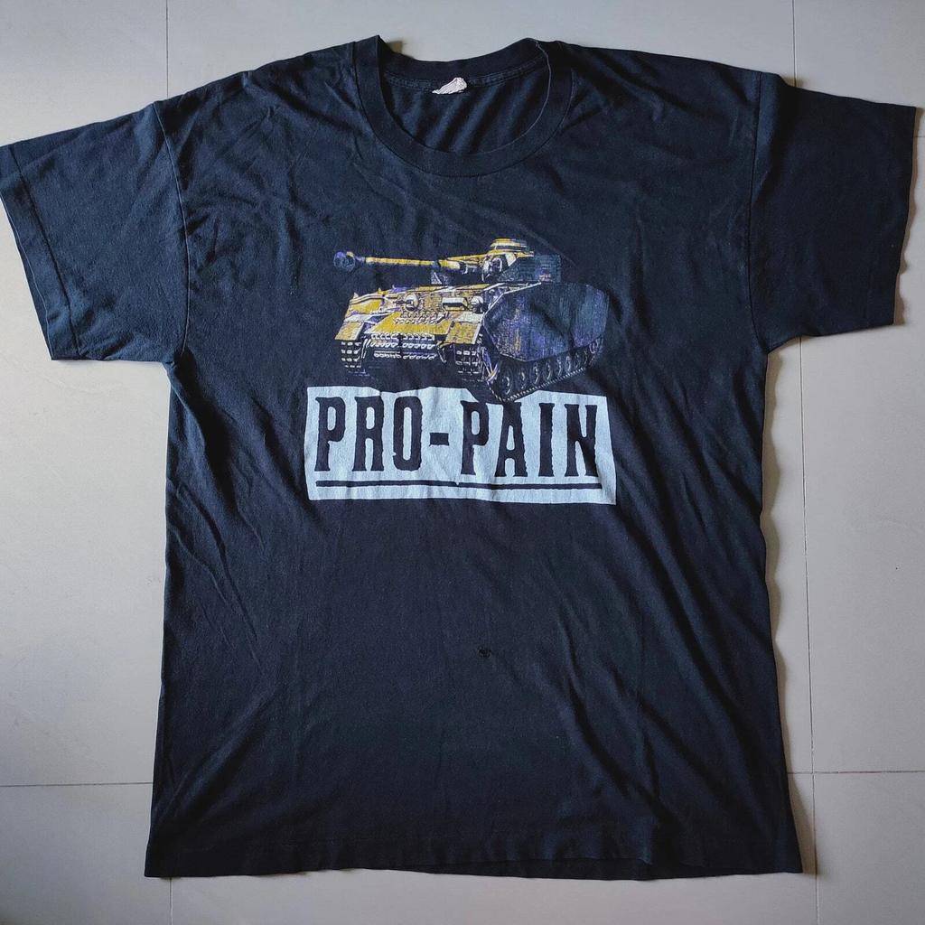 PRO_PAIN Make War Not Love 90's Vintage Black T-shirt Thrash Metal Crossover New