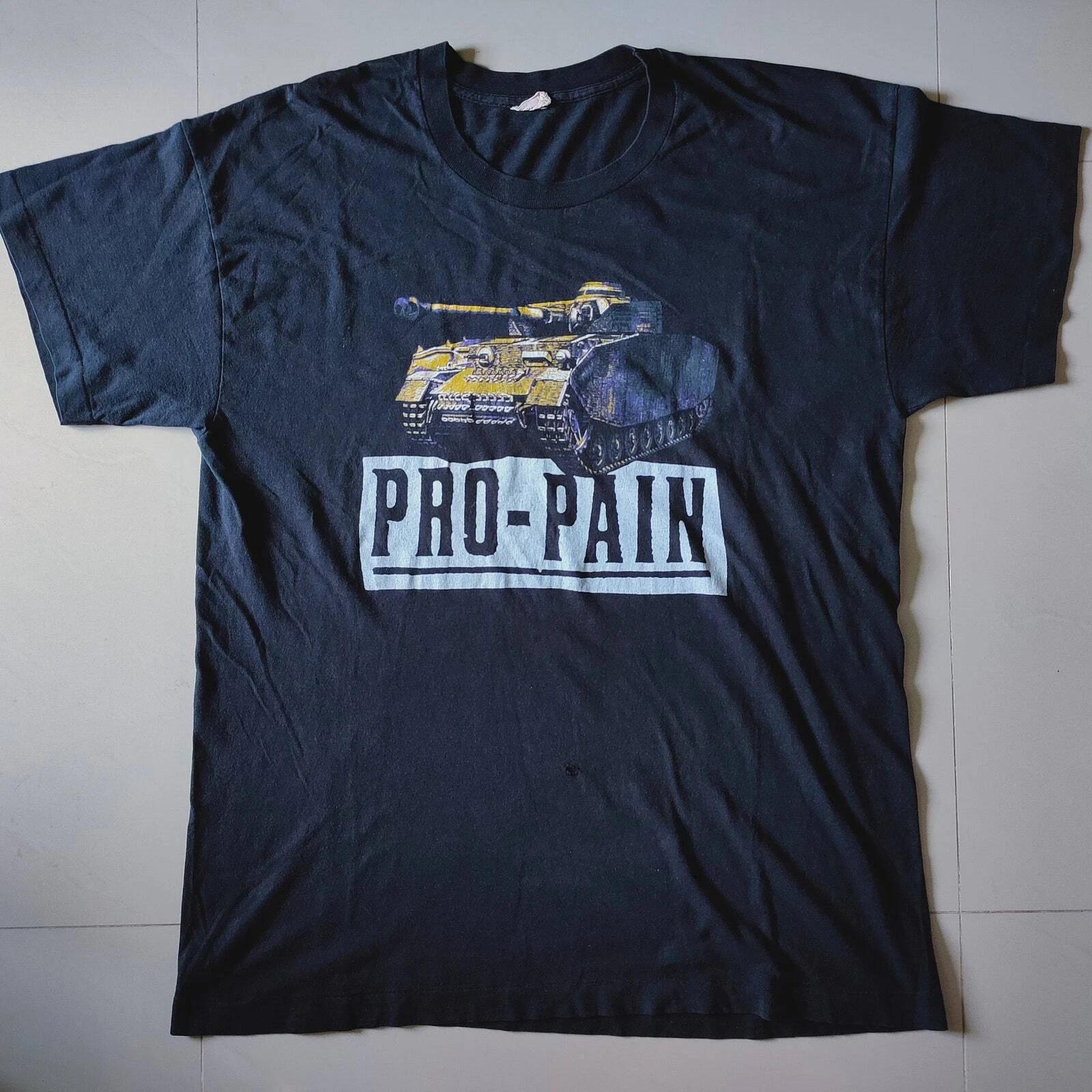 PRO_PAIN Make War Not Love Винтажная черная футболка 90-х трэш-метал кроссовер новая 2XL