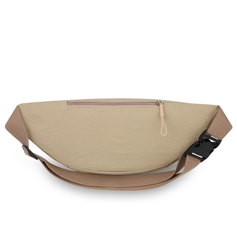 Women's Large nylon Waist Bag Casual Travel Phone Belt Pouch Fanny Pack Banana Bag - Fashionable Belt Bag for Women