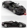 brago 1:24 Ferrari LaFerrari Aperta Svart - 70-årsjubileum Diecast