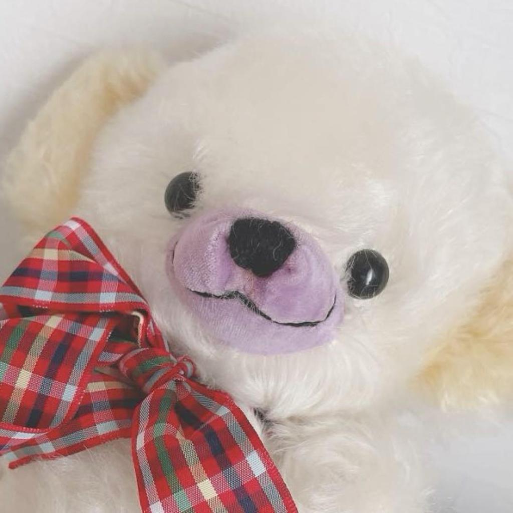 [USED] Merrythought Fruitcake Cheeky White Teddy Bear White UK