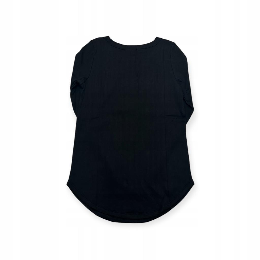 Black Long-Sleeve Blouse Loft M