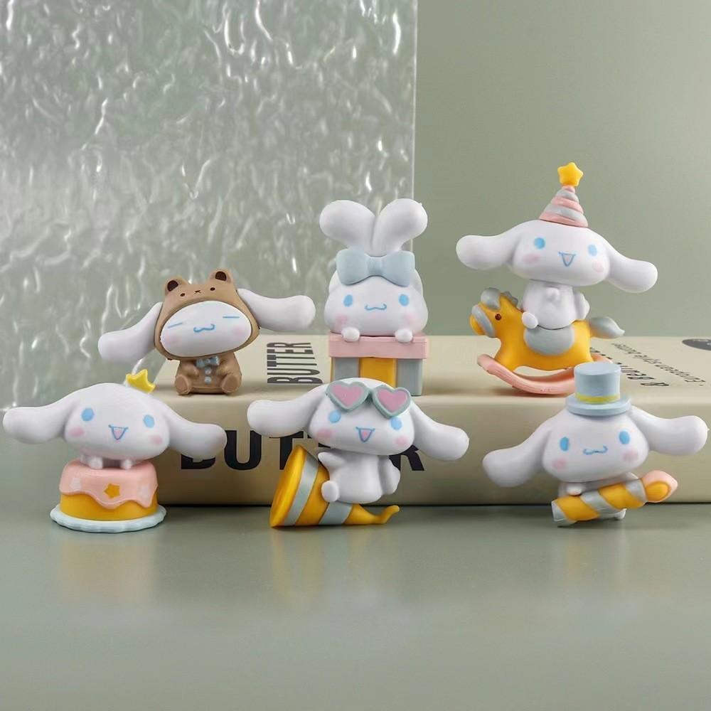 

Adorable Yu Gui Dog Party 6-pack Big-ear Dog Pudding Dog Handicrafts Diy Patch Toys Decoration Ornaments