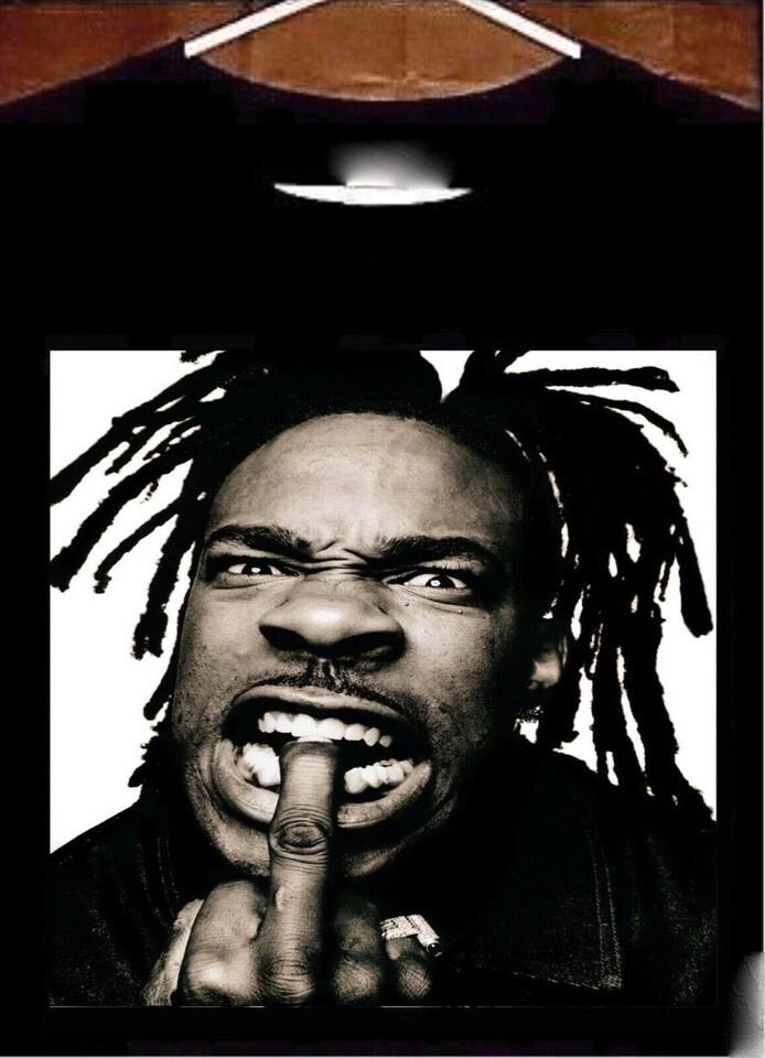Vintage Busta Rhymes Gift For Fans Cotton Black Full Size Unisex Shirt BL177 XXL