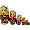 6 Layer Matryoshka Doll Toys Animals Pattern Animal Stacking Dolls  Birthday Gift