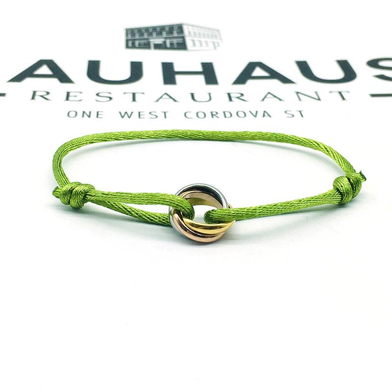 Simple Retro Lucky Woven Rope Bracelet For Women Men Temperament Trendy Luxury Circles Bangles Jewelry Accessories Gifts