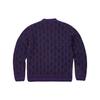 Palace X C.P.Company Ambswool Knit Purple Sweater Unisex Purple Black P23CPKW002