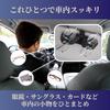 SAKURAN Car Sunglasses Glasses Sun Visor Easy Card Ticket Car Interior Universal Type Holder, Storage, Organizer, Multifunctional, Installation, Case,