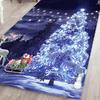 3D Effect Christmas Area Rug Carpet 120x40cm for Home Decoration