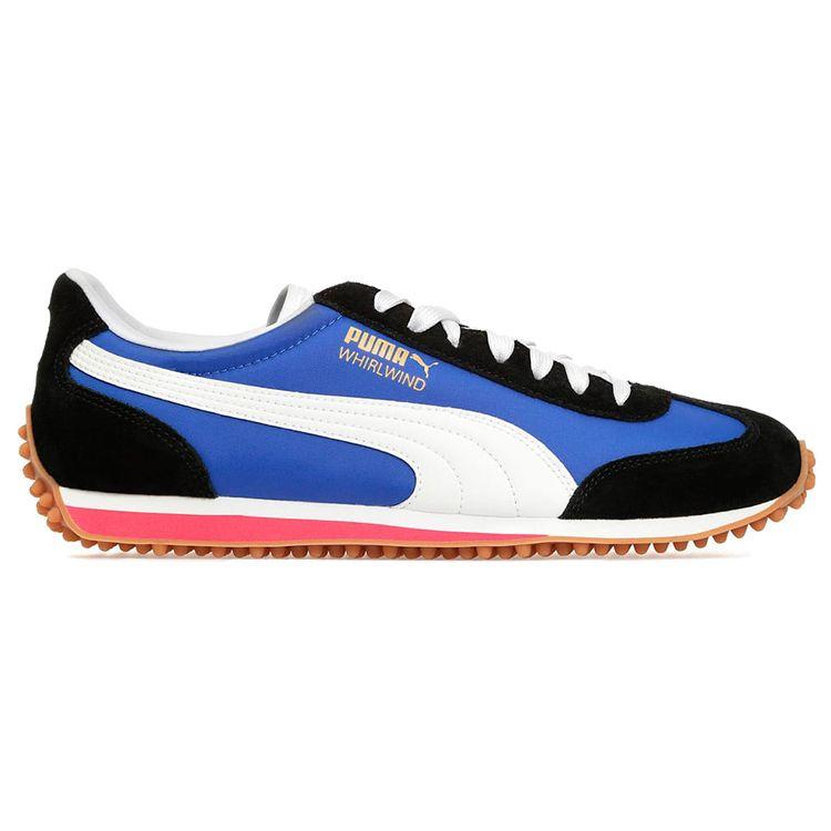 Puma Whirlwind Classic Non-Slip Low-Top Running Shoes Men sneakers Black Blue White 351293-95