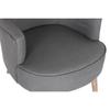 Fauteuil - Sapin - Polyester - Gris Foncé - 1 Place - 66x70x88 Cm