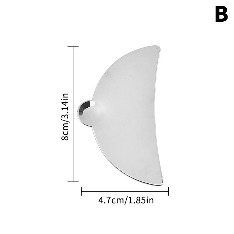 

Косметический макияж Лопатка из нержавеющей стали Аппликатор-лопатка для тональной основы Ложки для крема для маски для глаз Уход для удаления черных точек B