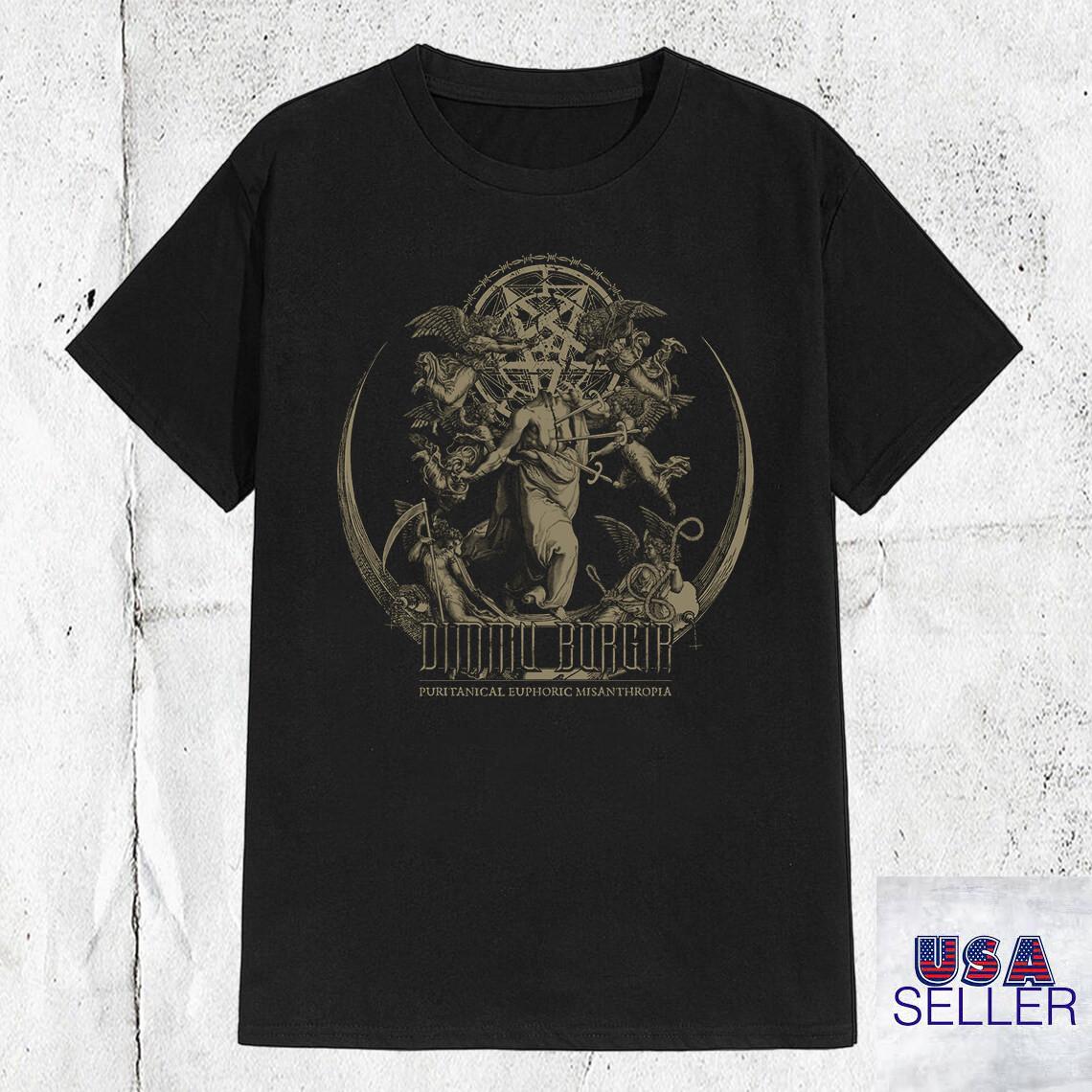 Dimmu Borgir Puritanical Euphoric Misanthropia T Shirt Full Size S-5XL S
