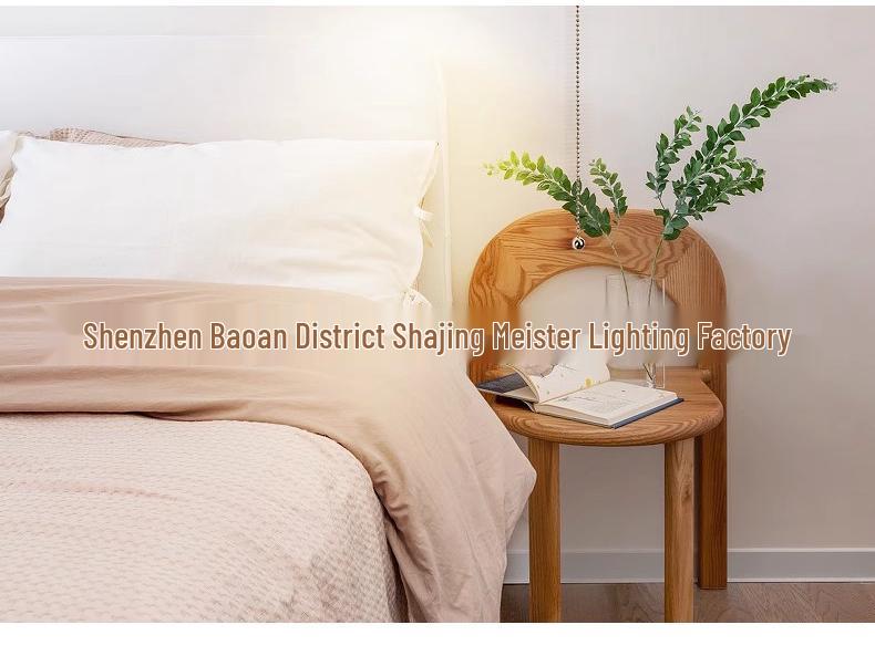 Yellow Mid-Century Rotatable Bedroom Wall Lamp with Switch for Bedside Reading