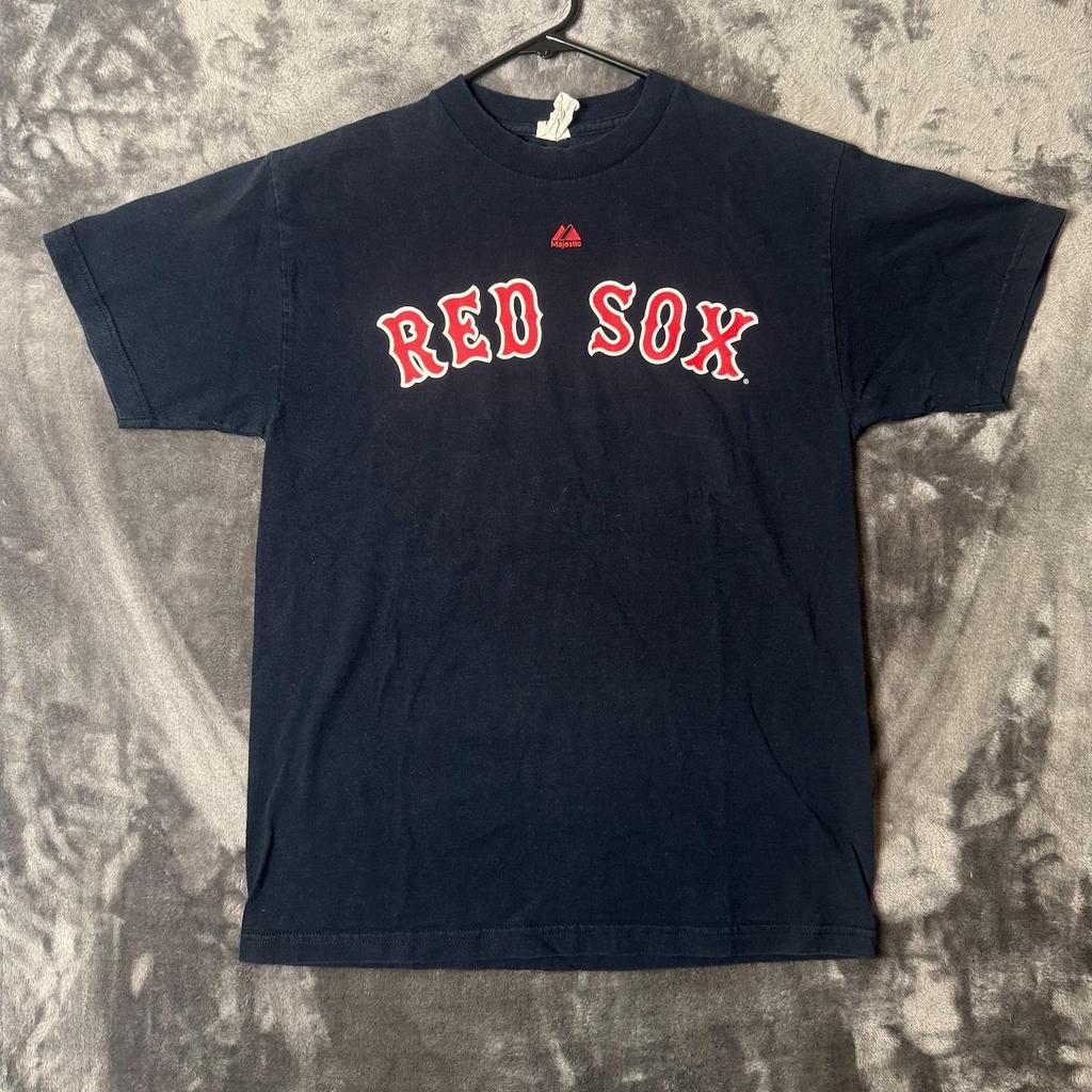 Vintage Y2K MLB Boston Red Sox Short Sleeve #16 Middlebrooks T-Shirt Size Small