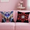 Fashion m-Marcelo b-Burlon Pillow Case Pattern Printing Pillowcase Living Room Sofa Cushion Cover Bedroom Room Decor