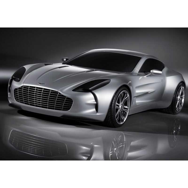 Aston Martin Decorative Poster with Frame - Vintage Car Art Print Wall Hanging
