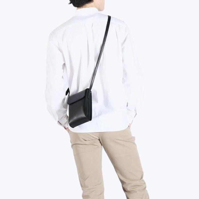 [Brand] Shoulder Bag Black 19.5cm X 13cm