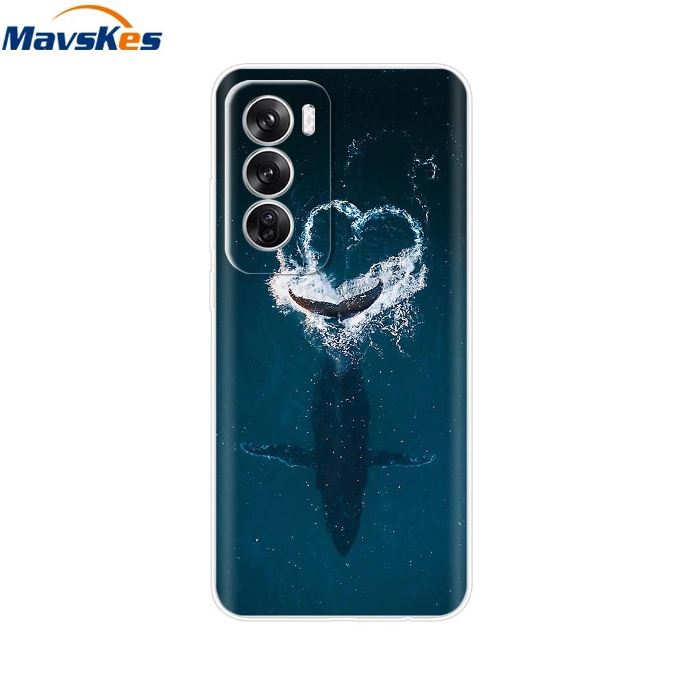 For OPPO Reno 12 5G Case Transparent Cover For OPPO Reno12 Pro 5G Reno12 Luxury Marble Soft Silicone TPU Phone Cases Funda Capas