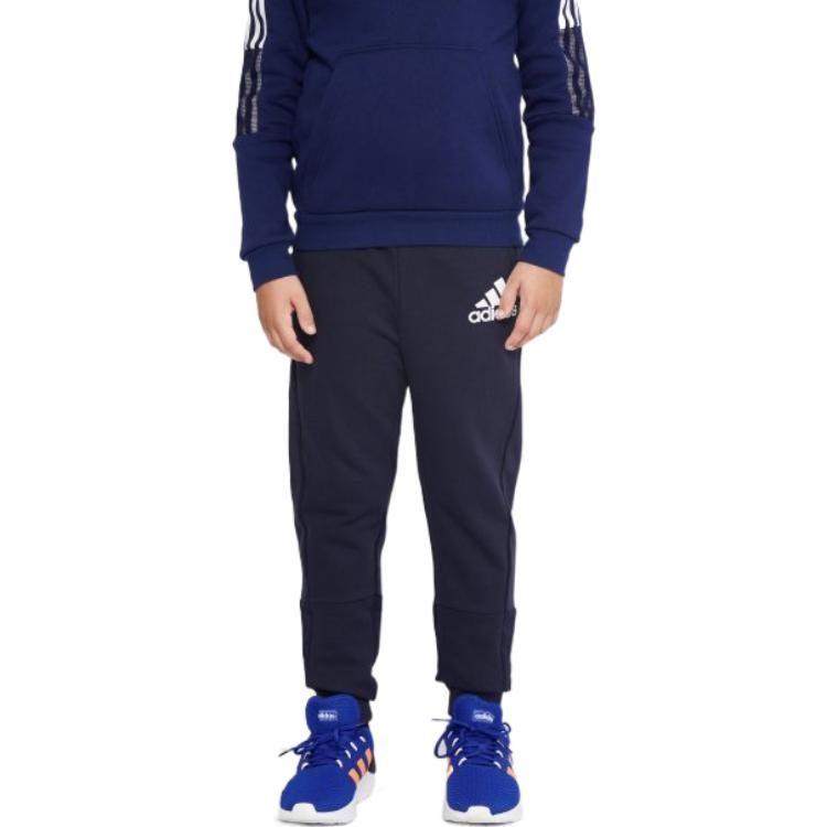 Adidas Knitted Sweatpants Dark Blue Teenagers H07735