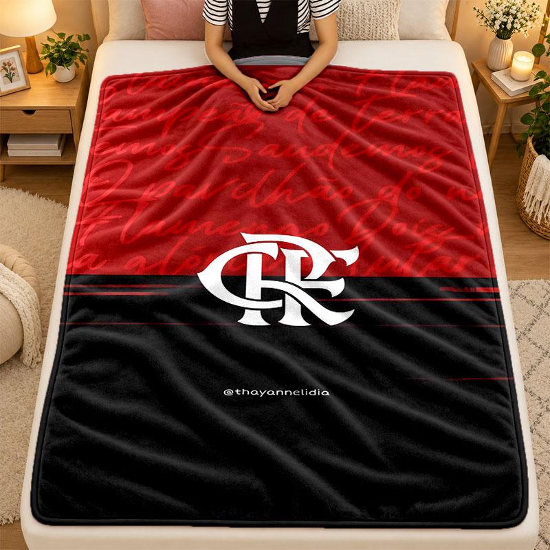 Flannel BlanketFlamengo Warm Soft Throw Blanket for Indoor Sofa Bed Living Room Use