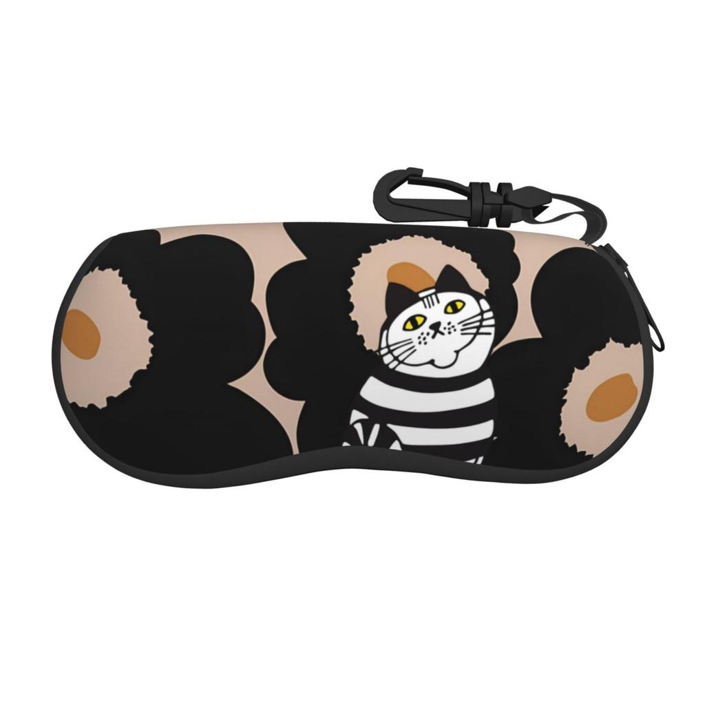 Asamike Cute Eyeglass Lisa Larson Eyeglass Eyeglass Stylish and Cute Eyeglass Bag with Soft Eyeglass Cosmetic Bag with EGX342 Case, Design, Pouch,