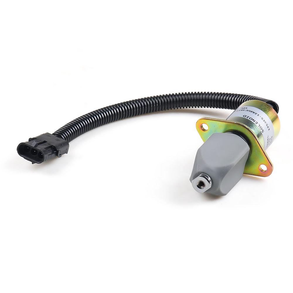 12V Fuel Shutdown Shut off Stop Solenoid Valve 1753ES-12A6UC3B1S1 For Cummins For Yanmar For Kubota SA-3665-12
