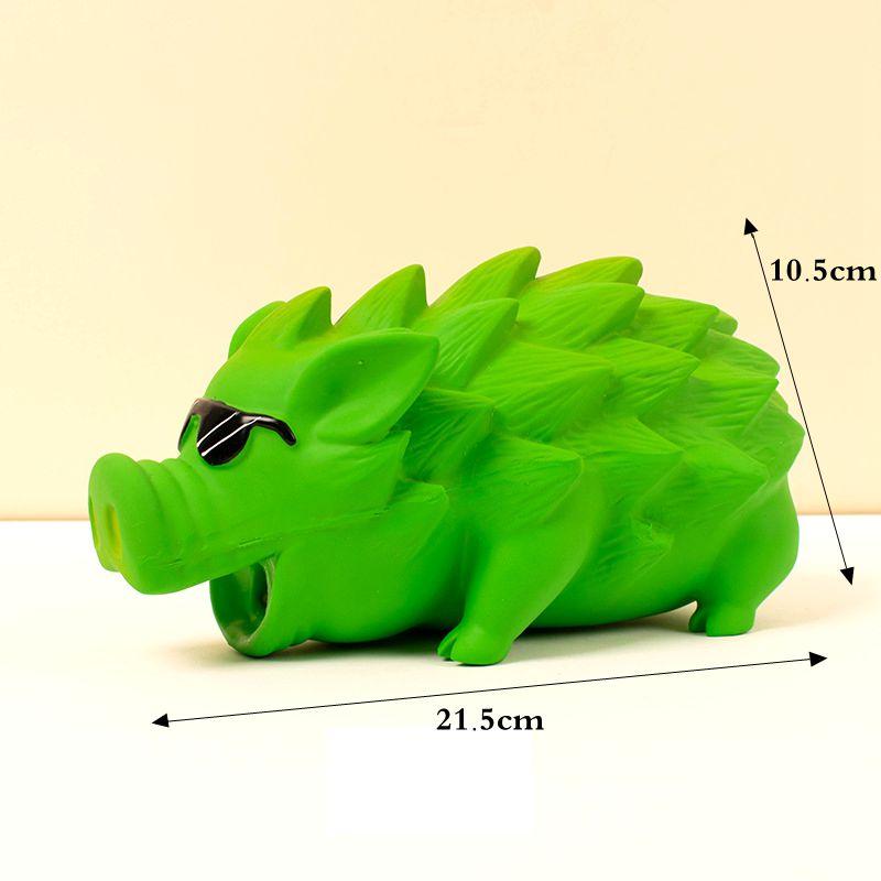 Pet Dog Toy Squeaky Rubber Toy Dog Latex Chew Toy Pig Shape Bite Resistant Puppy Sound Toy For Small Medium Large Dog Toy