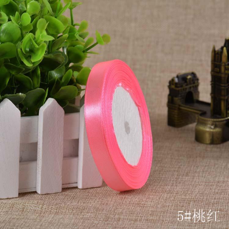 Factory Direct Sale 1.2CM Wide Double Face Printed 100% Polyester Ribbon Gift Packaging Wedding Colorful Box Accessories