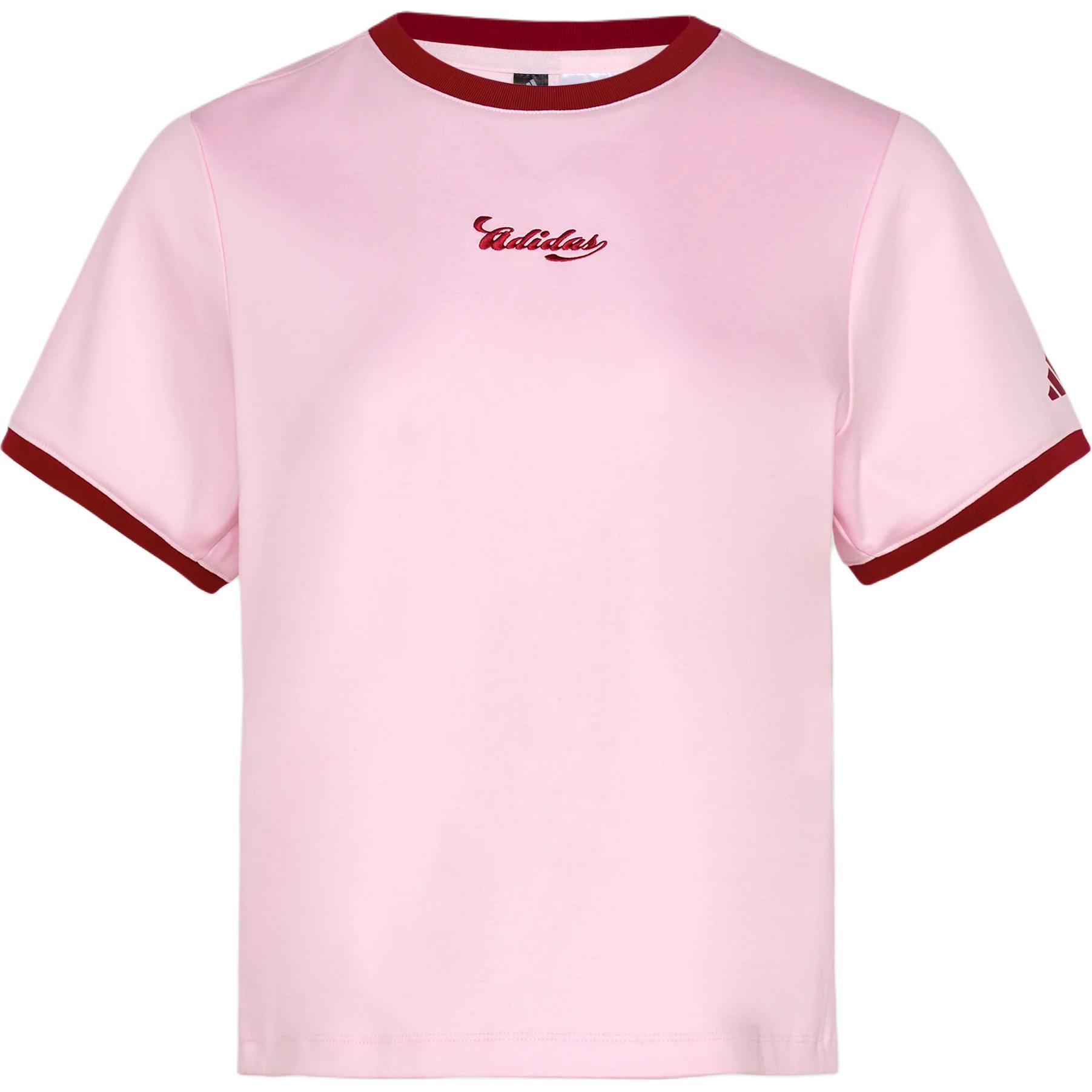 Adidas Ringer Regular Fit Cotton Casual Sports Short Sleeve T-Shirt Women Tops KZ2332 S