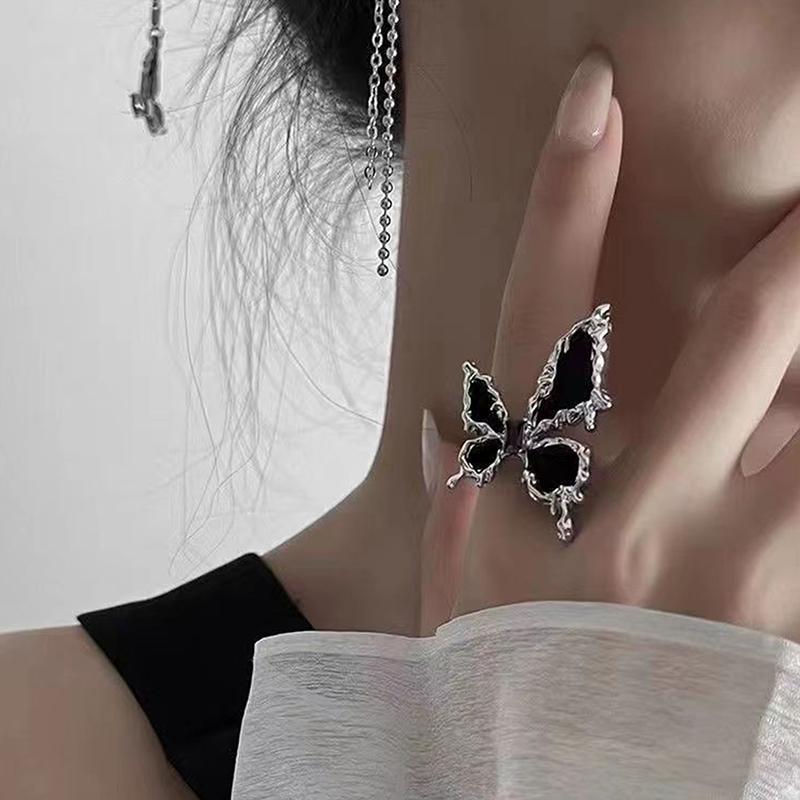 Exquisite Simple Adjustable High-End Opening Flower Ring For Women Creative Fashion Wedding Ring Party Jewelry Accessories Gifts