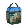 Wild Kratts Cartoon Thermal Insulated Lunch Bag for Travel Reusable Bento Box Men Women Thermal Cooler Lunch Boxes