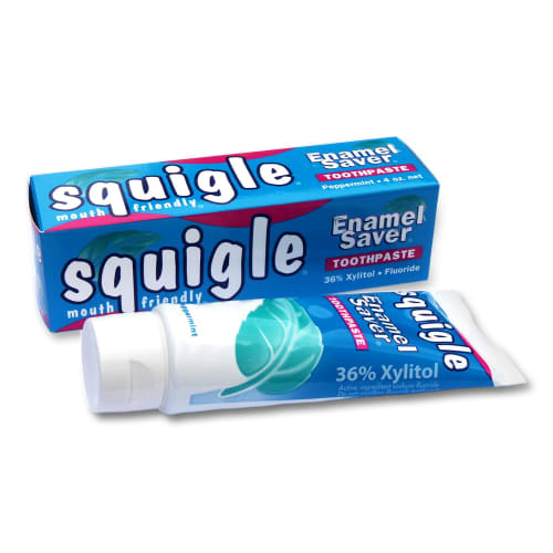

Squigle Enamel Saver Peppermint Toothpaste- 4 OZ
