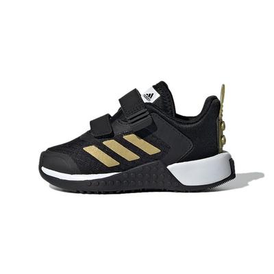 LEGO X Sport Infant Black Gold Metallic Baby Sneakers Core-Black Cloud-White FY8442