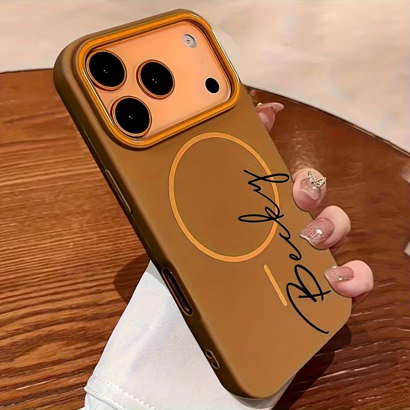 

Personalized Minimalist Style Name Magnetic Charging TPU Phone Case for iPhone 13 14 15 16 17 Pro Max 17 Air For iPhone 17 Air