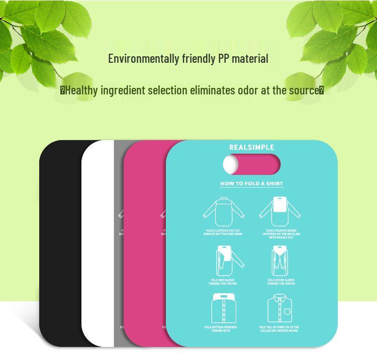 Lazy PP Schnellfaltbrett - Einfaches Kleiderfalten Kunststoffwerkzeug