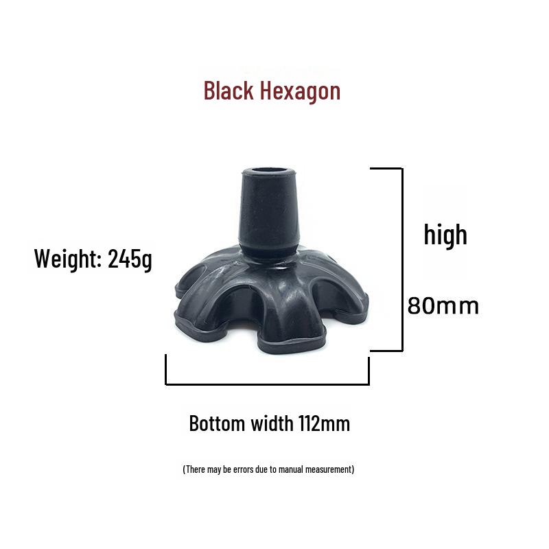 

Резиновая подкладка для костыля 22/19 мм - утолщенная подмышечная головка трости для скалолазания