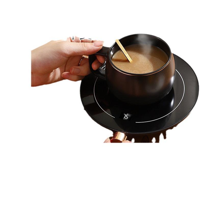 Automatic Smart Warm Coaster - 55°C Desktop Touch Plug-in