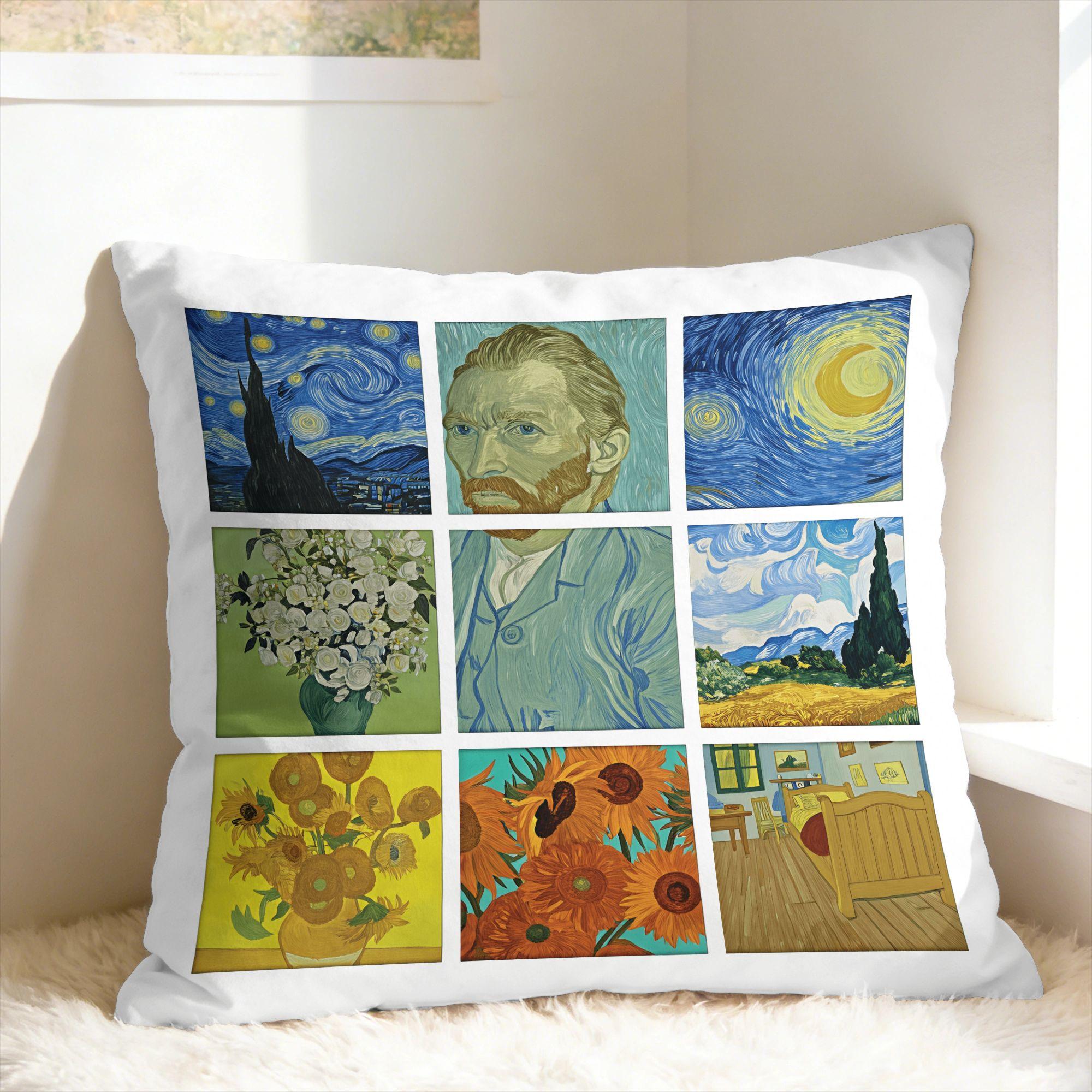 Art Van Gogh Kussensloop Comfortabele Kussenhoes Voor Woonkamer Bank Retro Trendy Kussenhoes 30x50cm