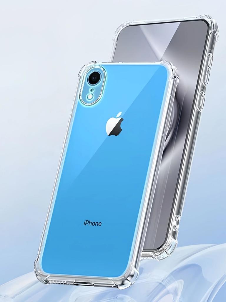 Transparent TPU Shockproof Protection Phone Case for iPhone XR / X / XS / XS Max - Clear