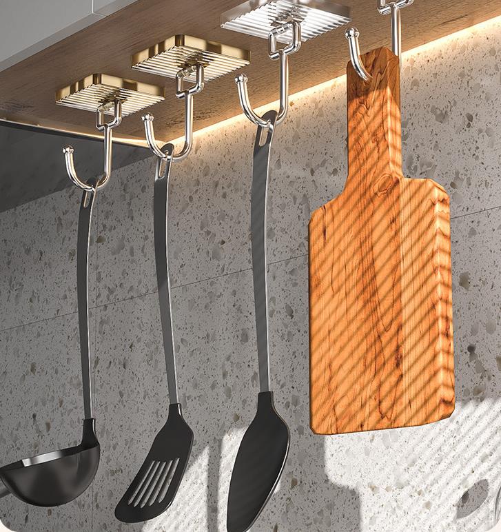 Self-Adhesive Wall Hooks Acrylic Bathroom Hooks for Hanging Waterproof Light Luxury Acrylic Hook, No Punching,Bathroom Towel, Bathroom Clothes Hook