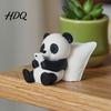Car Dashboard Decorations 3D Printed Panda Ornaments Cute & Pillow Desktop Figurine Stress Relief Sculpture Desk Accessories for Office Home