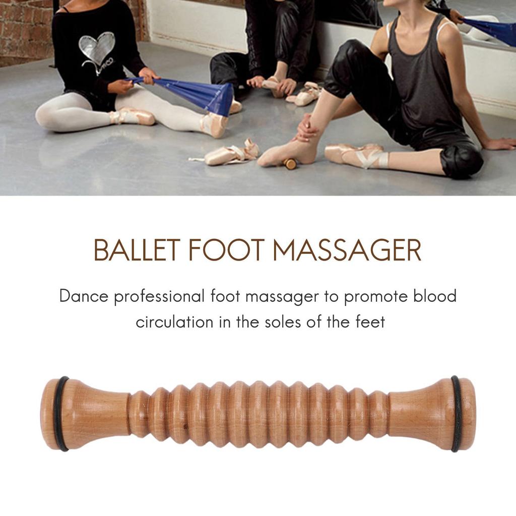 Dovhmoh Ballet Foot Massager, Instep Shaper, Foot Roller, Wooden Foot Roller, Relaxation Decompressor, Solid