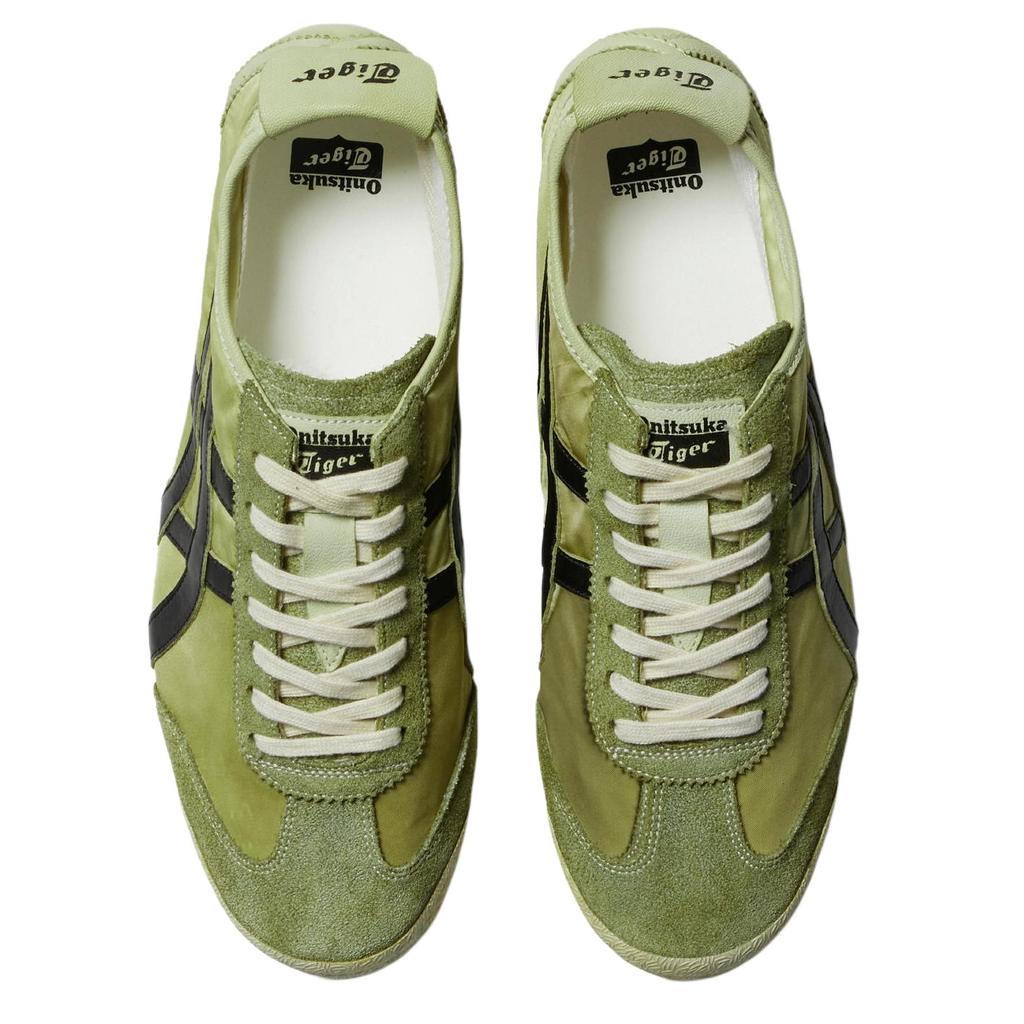 ONITSUKA TIGER Mexico 66 Nm Comfortable Fashion Non-Slip Wear-Resistant Low-Top Casual Shoes Unisex Sneaker Green Black 1183C460-300