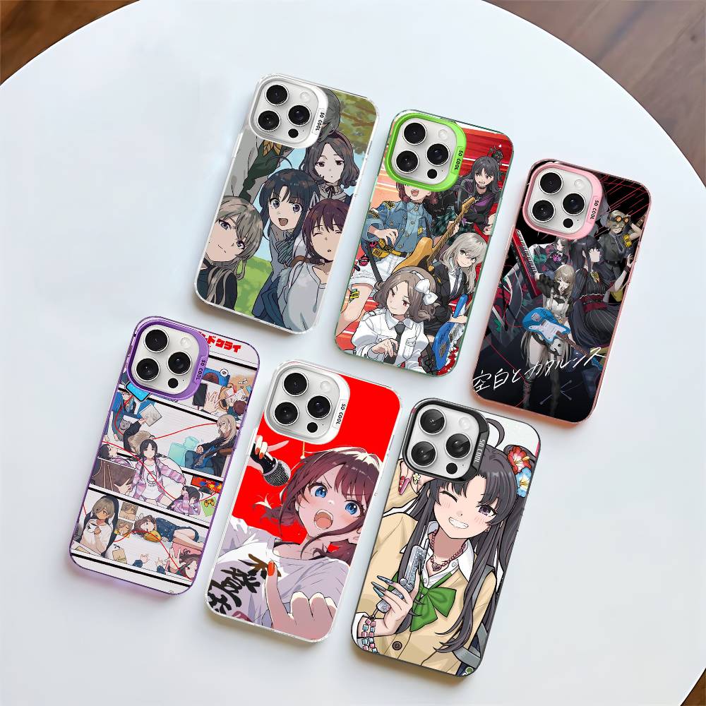 Music Anime Girls Band Cry Phone Case For IPhone 17 Air 16 15 14 13 12 11 Pro Max Color Hard Cover