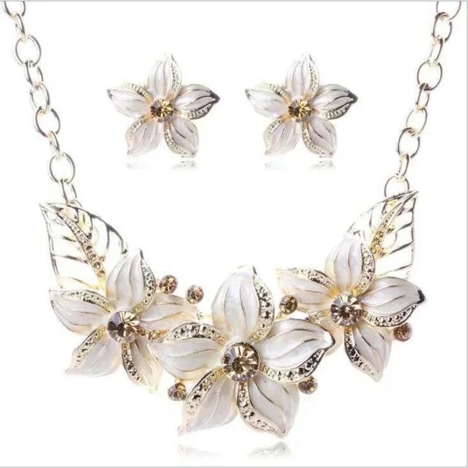 1 Set Fashion Jewelry Sets Enamel Jewelry Sets Fashion Geometric Circle Women Accessories